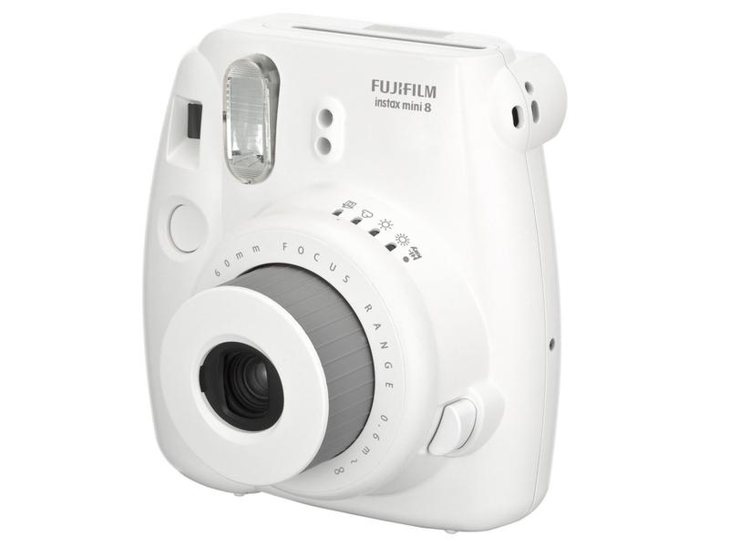 Câmera Instantânea Fujifilm Instax Mini 8 Branco - Flash